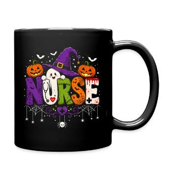 Nurse Nurse Halloween - Full Colour Mug - black - Right