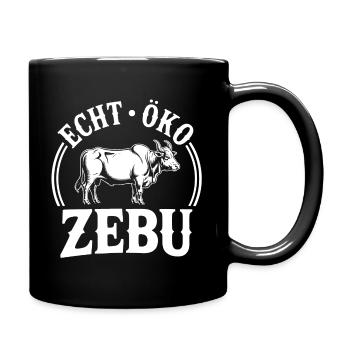 Zebu Lover - Full Colour Mug - black - Right