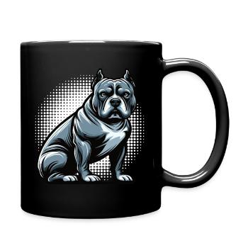 American Bully Bully Pit Bullys Bully Owner - Full Colour Mug - black - Right
