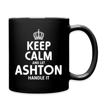 ASHTON : Gérez-en - Mug uni - noir - Droite