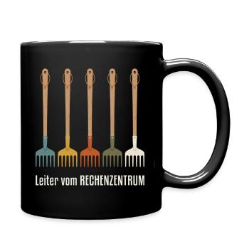Rechenzentrum IT EDV Nerd Computer Shirt Geschenk - Tasse einfarbig - Schwarz - Rechts