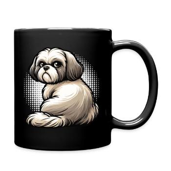 Shih tzu Shih tzu Shih tzu Shih tzu propriétaire de Shih tzu fan - Mug uni - noir - Droite