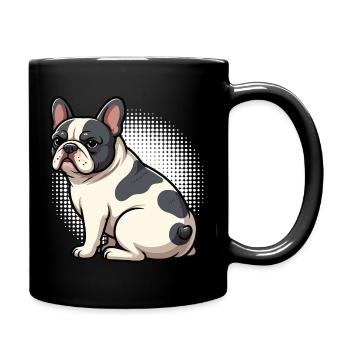French Bulldog Frenchie Frenchie Owner - Full Colour Mug - black - Right
