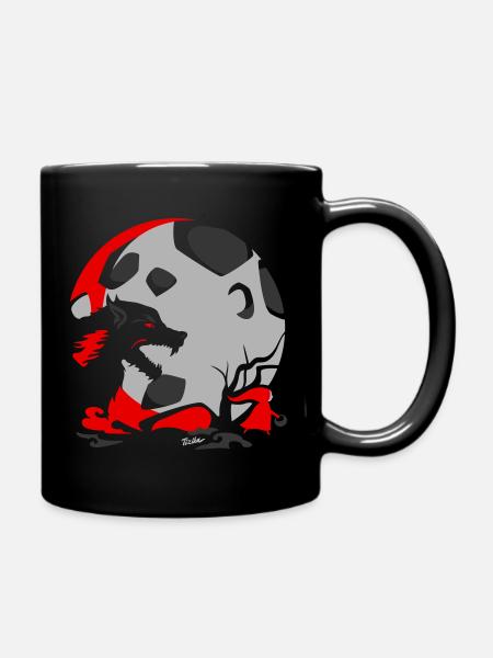 Rotkäppchen - Tasse einfarbig - Schwarz