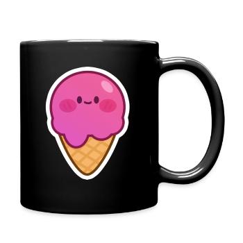 HIMBEREIS - Tasse einfarbig - Schwarz - Rechts