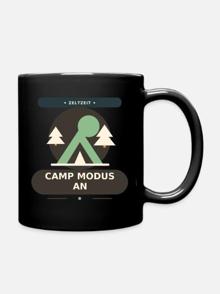 Campmodus - Tasse einfarbig - Schwarz