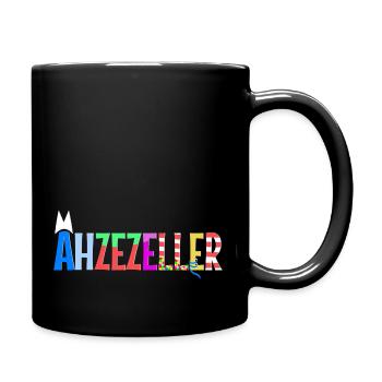 Ähzezeller - Tasse einfarbig - Schwarz - Rechts