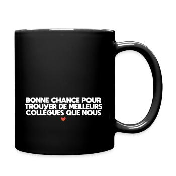Cadeau depart collegue de travail humour Homme - Mug uni - noir - Droite