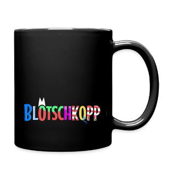 Blötschkopp - Tasse einfarbig - Schwarz - Rechts