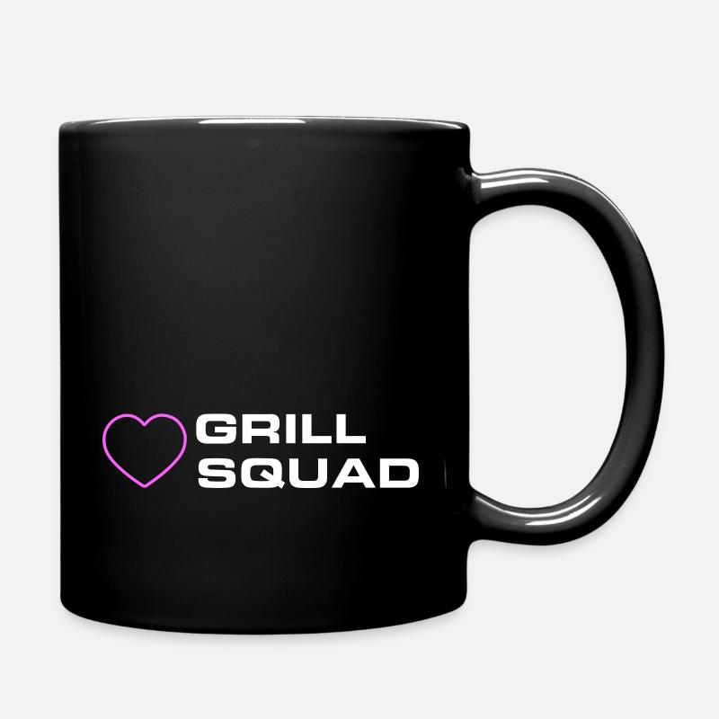 Grill Squad - Tasse einfarbig - Schwarz