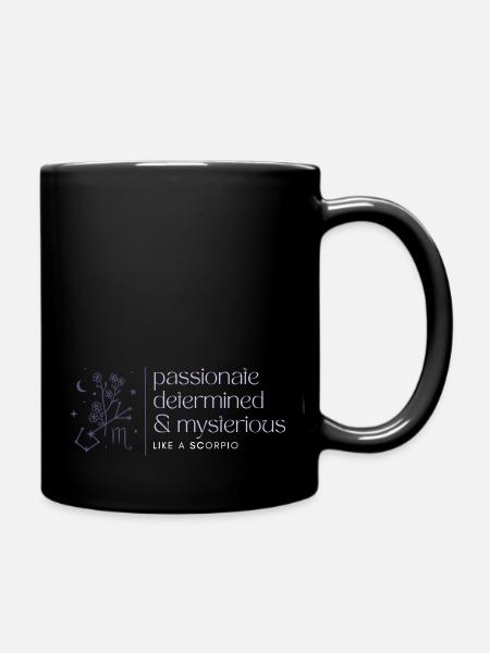 Scorpion Signe du zodiaque Scorpion - Mug uni - noir