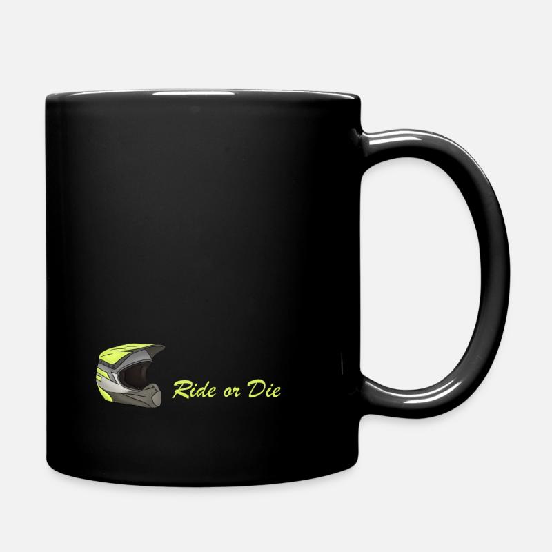 Ride or Die Yellow - Full Colour Mug - black