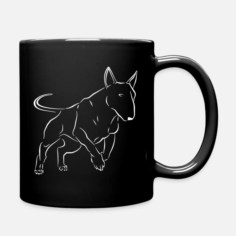 Chien Bull Terrier - Mug uni - noir