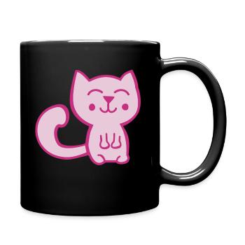 little kitty - Full Colour Mug - black - Right