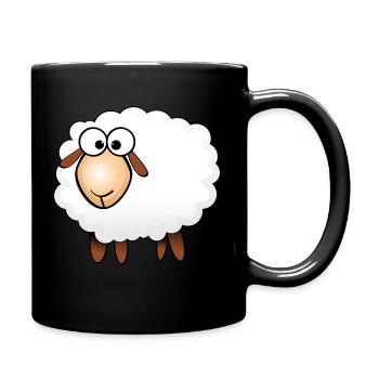 Schaf Määähndy - das schaaafe Schaf! - Tasse einfarbig - Schwarz - Rechts
