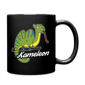 Chameleons, Iguana or Kameleon Animal Love - Full Colour Mug - black - Right