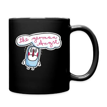 L'allemand a peur - Mug uni - noir - Droite