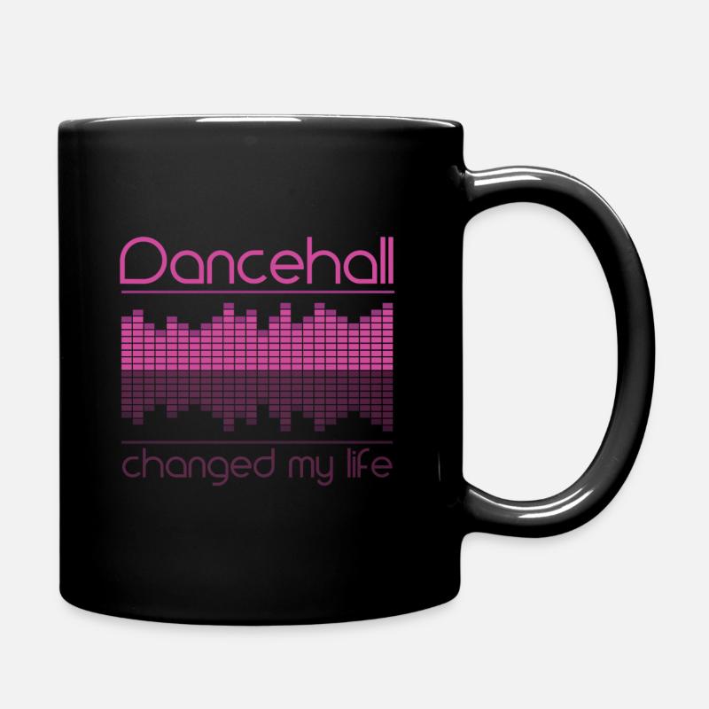 Dancehall music dance disco gift stylish - Full Colour Mug - black
