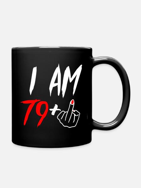 80e anniversaire majeur - Mug uni - noir