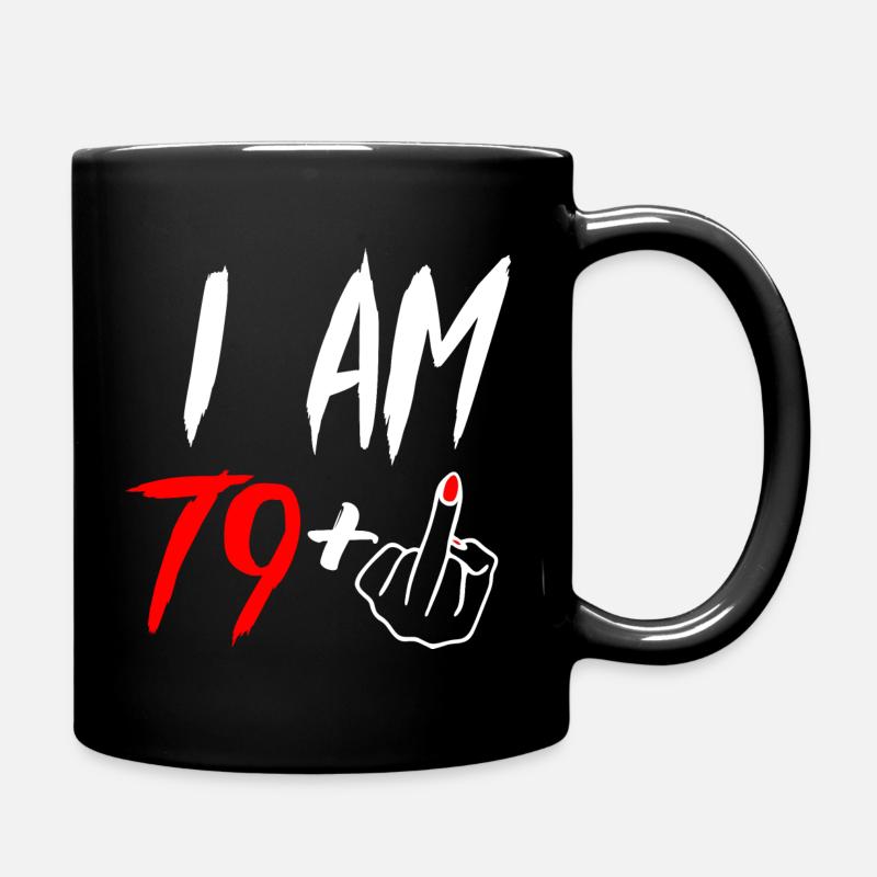 80e anniversaire majeur - Mug uni - noir