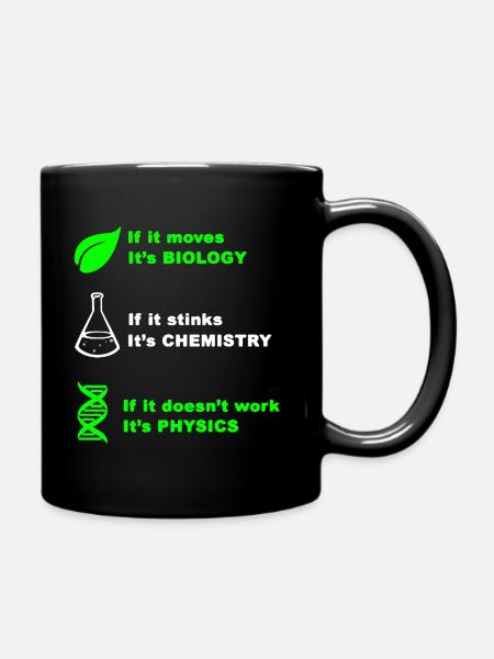 Chemise Science - Mug uni - noir