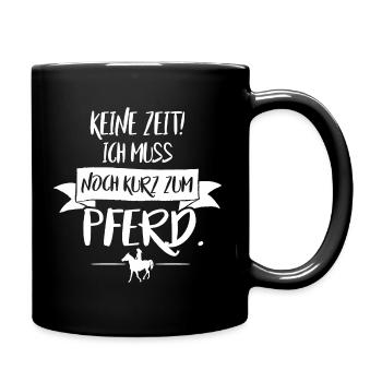 Equitation & chevaux - Je dois faire de l'équitation - Mug uni - noir - Droite