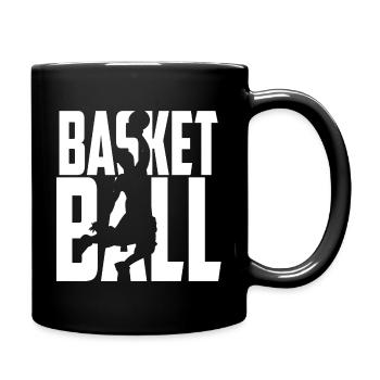 basket-ball - Mug uni - noir - Droite