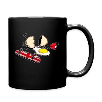 Egg Crack - Full Colour Mug - black - Right