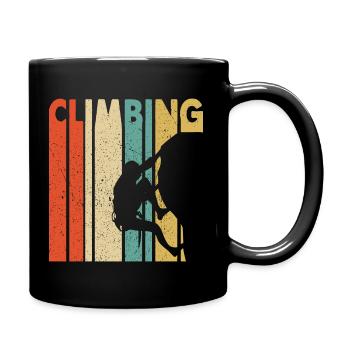 Climbing - Full Colour Mug - black - Right