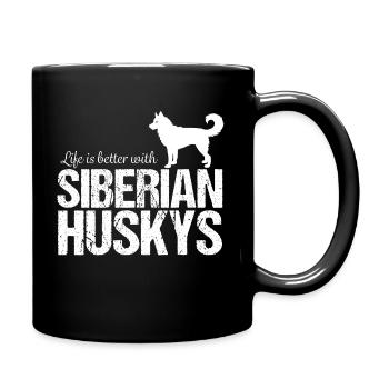 Husky Husky - Mug uni - noir - Droite