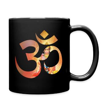 Om Hanuman coloré - Mug uni - noir - Droite