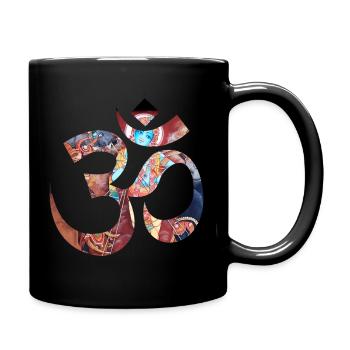 Om krishna Yoga - Mug uni - noir - Droite