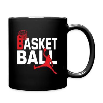 T-shirt de basket - Mug uni - noir - Droite