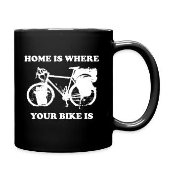 Reiserad Bikepacking - Votre vélo est chez vous - Mug uni - noir - Droite