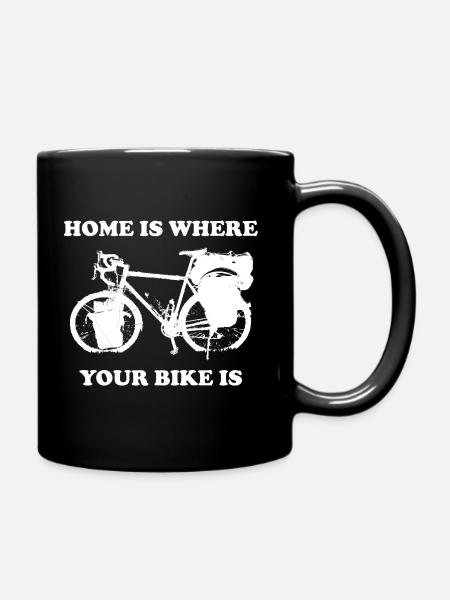 Reiserad Bikepacking - Votre vélo est chez vous - Mug uni - noir