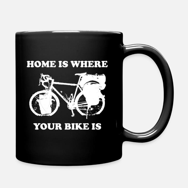 Reiserad Bikepacking - Votre vélo est chez vous - Mug uni - noir