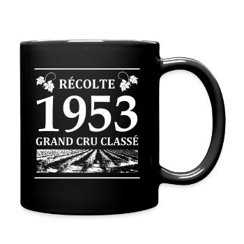 Récolte 1953 - Mug uni - noir - Droite