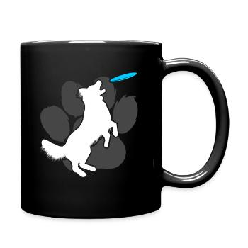 Dog Collie Dressage École De Chien - Mug uni - noir - Droite