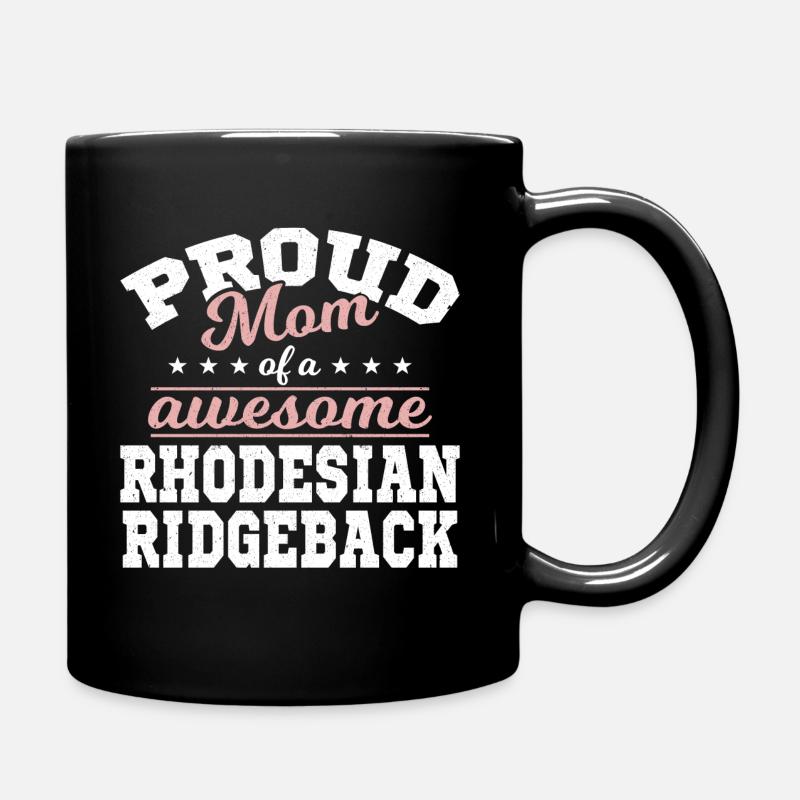 Chemise fière de maman de Rhodesian Ridgeback - Mug uni - noir