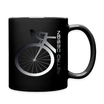 Cyclisme Vélo de course Design - Mug uni - noir - Droite