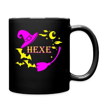 Hexe Halloween Walpurgisnacht - Tasse einfarbig - Schwarz - Rechts