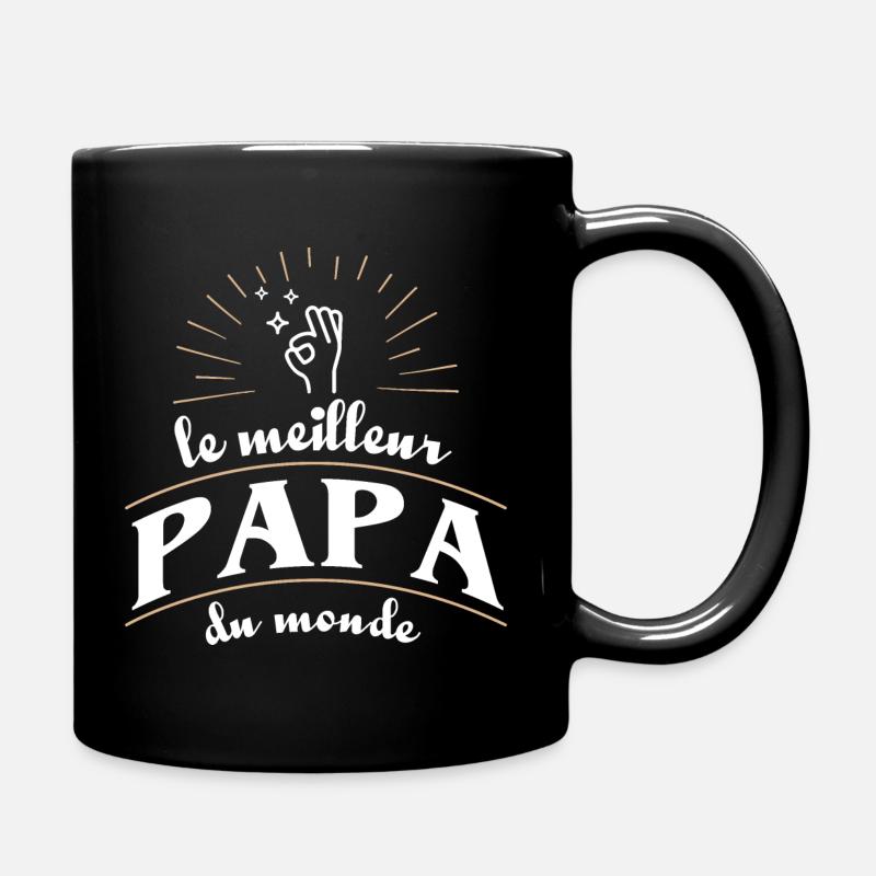 Meilleur papa du monde - Mug uni - noir