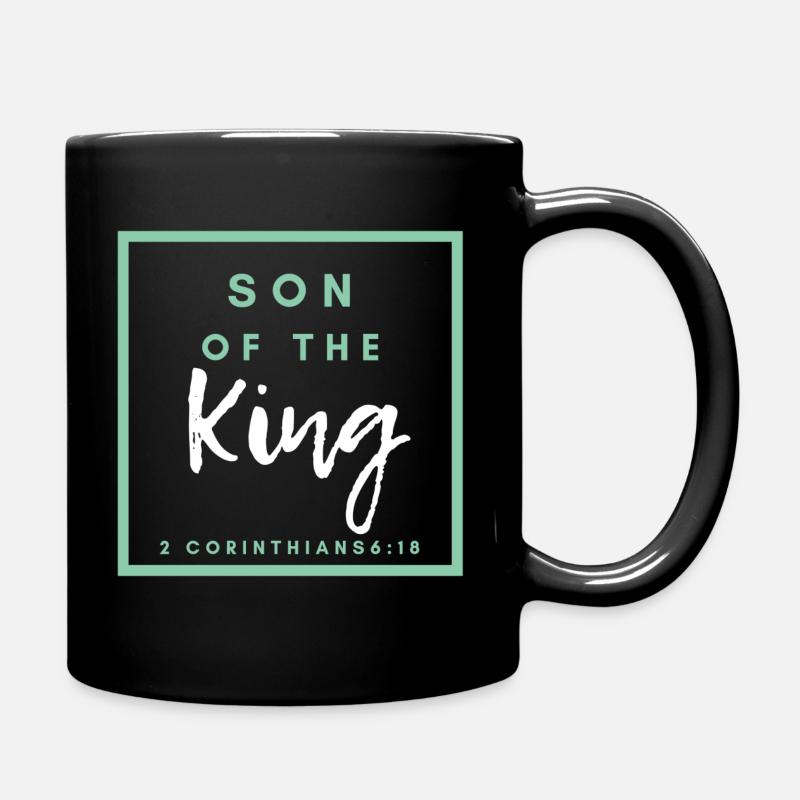 Sohn des Königs - Tasse einfarbig - Schwarz