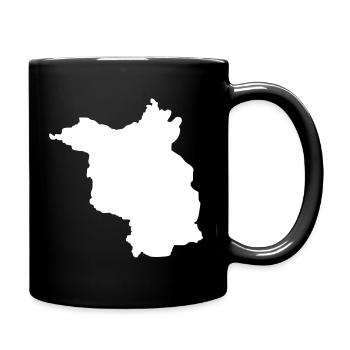 Brandenburg - Tasse einfarbig - Schwarz - Rechts