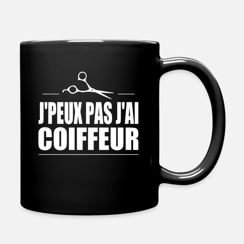 J'peux pas j'ai coiffeur - Mug uni - noir