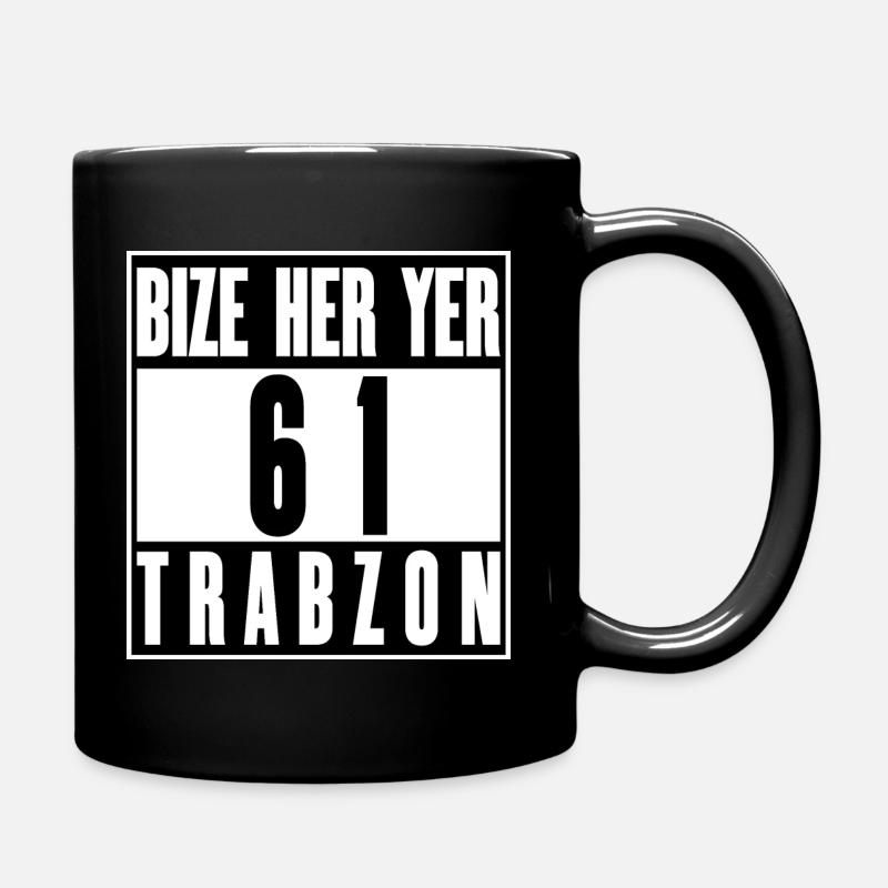 Bize her yer Trabzon - Tasse einfarbig - Schwarz