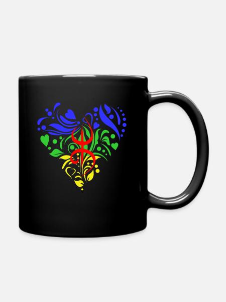 Amazigh berbère Coeur - Mug uni - noir