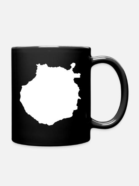 Gran Canaria - Tasse einfarbig - Schwarz