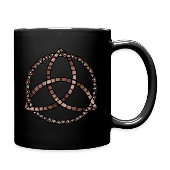 Celtic knots - Full Colour Mug - black - Right