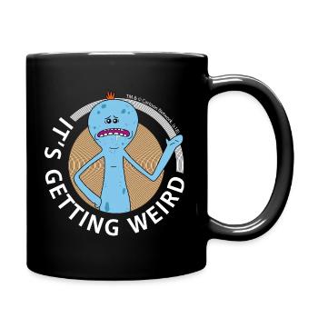 Rick et Morty Mr Meeseeks It's Getting Weird Mug - Mug uni - noir - Droite